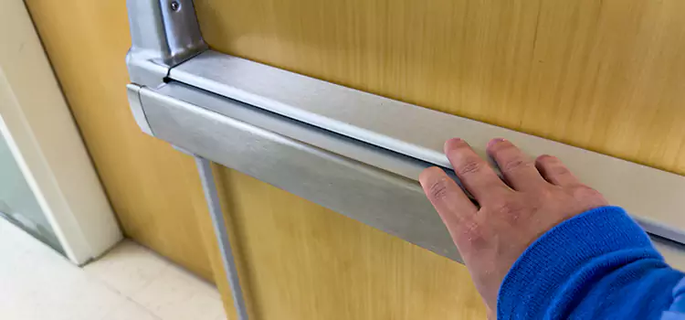 Installing a Push Bar on a Door Warner Robins